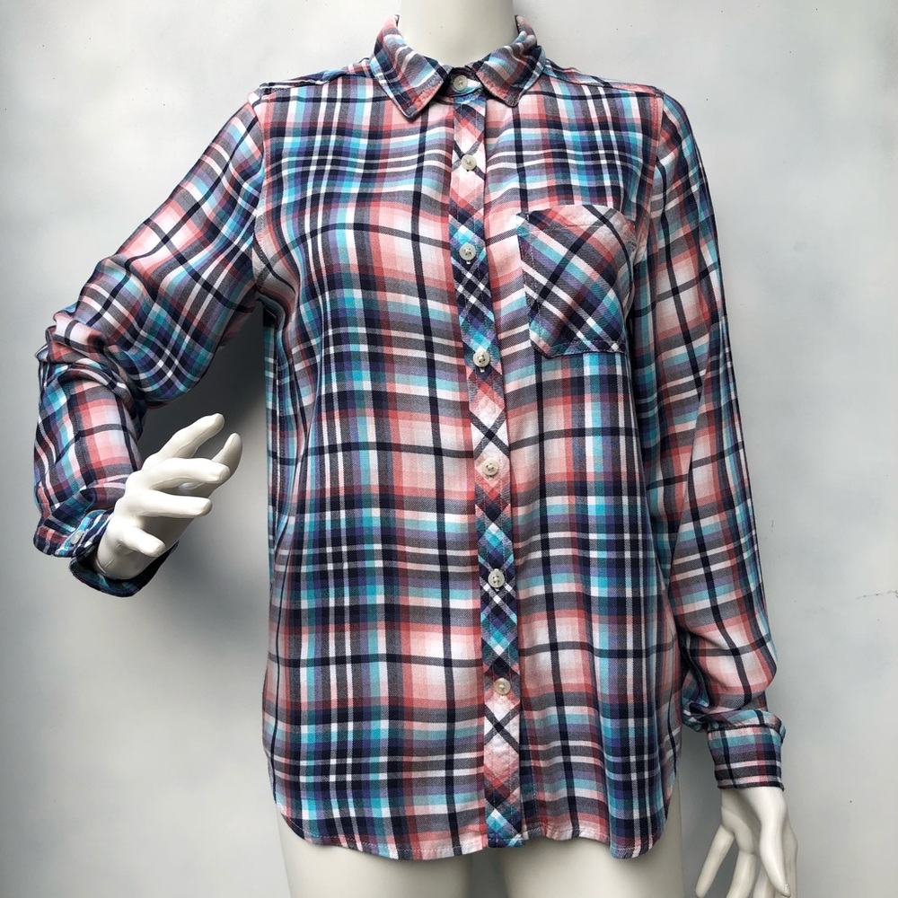 Universal Thread Plaid Long Sleeve Shirt Size S